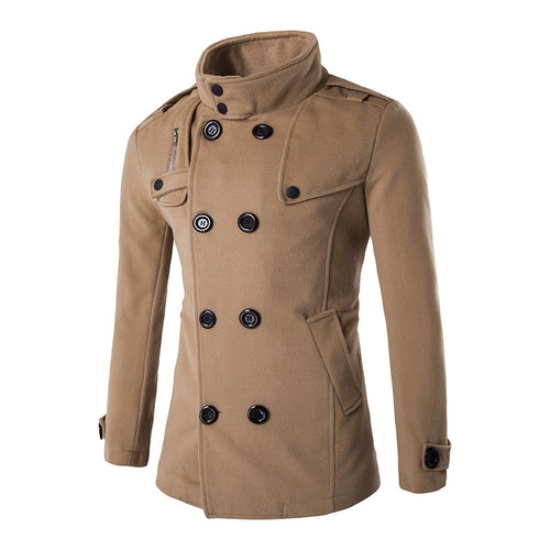 British Style Double Breasted Trench Coat
